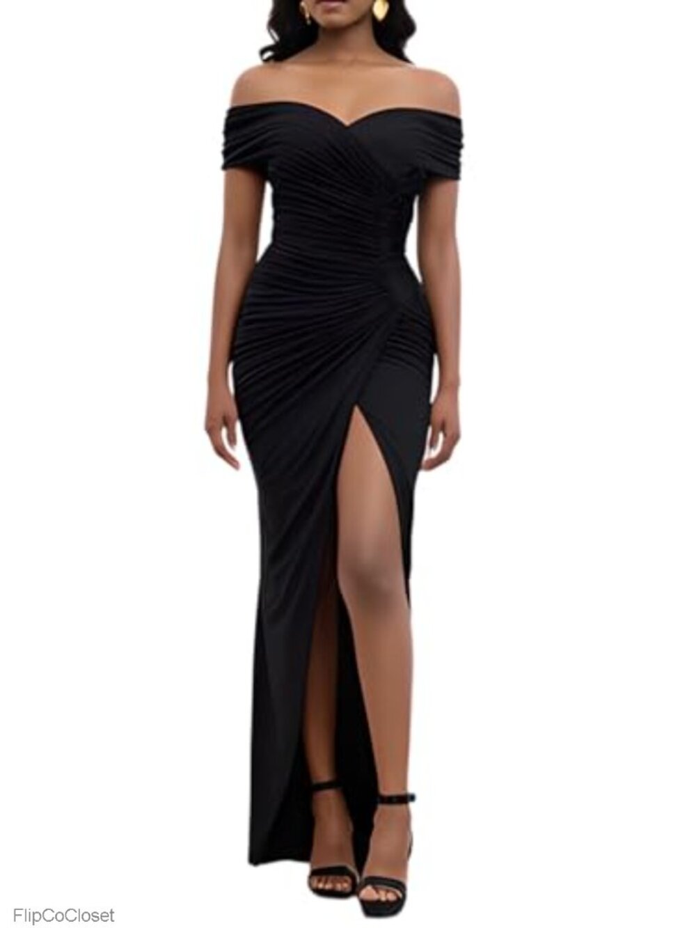 Women's Bodycon Wedding Guest Dress Long Sleeve Cocktail Party Evening Gown